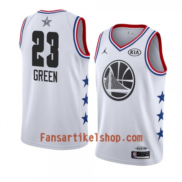 Golden State Warriors Trikot Draymond Green 23 2019 All-Star Jordan Brand Weiß Swingman - Herren